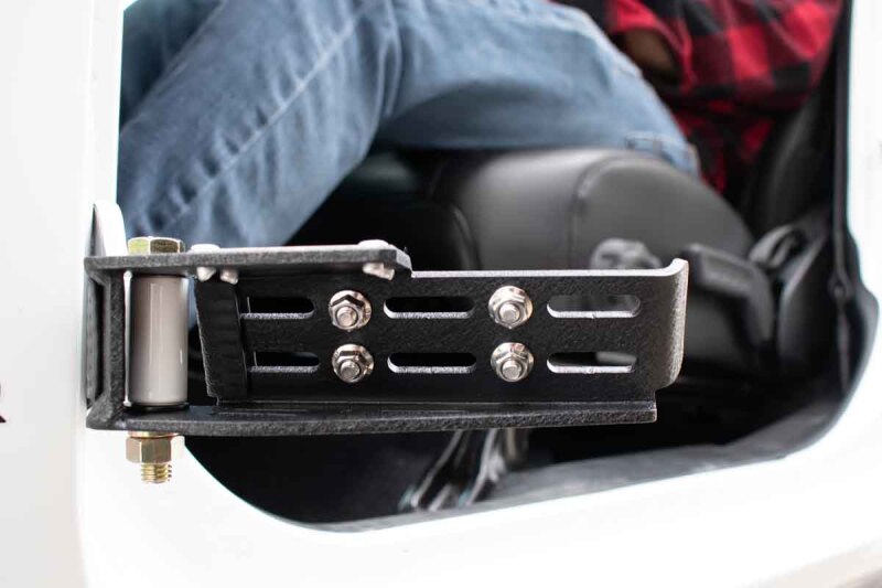 Jeep Wrangler Unlimited JLU Foot Pegs - Fishbone Offroad - Textured Powder Coat - Black - `18-`27